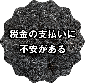 税金の支払いに不安がある