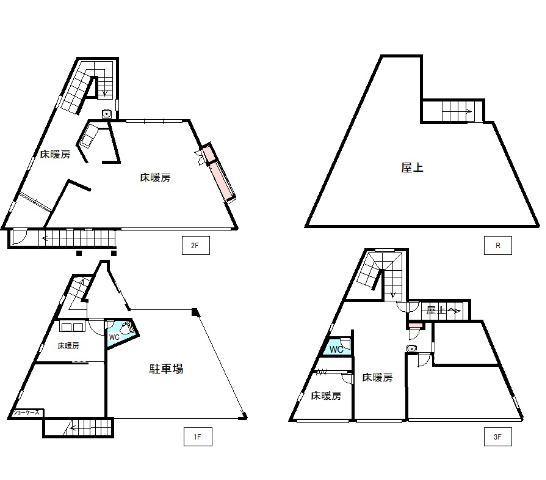 　一棟貸　鉄骨造3階建